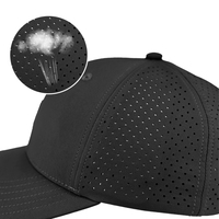 Gorra Snapback Personalizada de Alto Rendimiento, Talla XXL para Cabezas Grandes, Corte Láser de Precisión, Transpirable, de Secado Rápido, con Logotipo 3D, 6 Paneles, Gorra de Béisbol