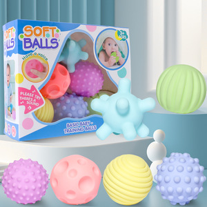 Baby Manhattan Hand Grip <span class=keywords><strong>Ball</strong></span> Baby Toy Grasp Multi-texture Soft Glue Hand Grip <span class=keywords><strong>Touch</strong></span> <span class=keywords><strong>Ball</strong></span> - Product Image 2