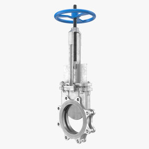 Válvula de cuchilla neumática manual KGV-00 ASTM A536 A126 a precio competitivo - Product Image 1