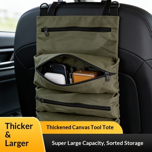 Simple Compartment <b>Canvas</b> Hand Tool Bag Portable Multi Pockets Tool Storage Organizer - Product Image 5