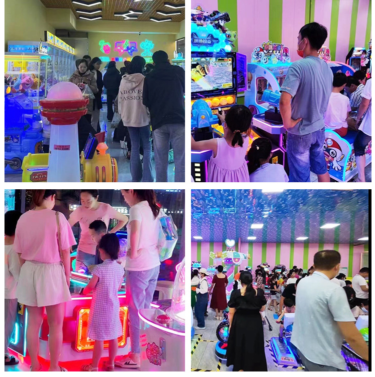 Customizable Coin-Operated Video Game Machine for Children Wood & Iron ...