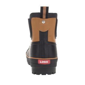 Custom Duck Chelsea Rain <strong>Boots</strong> for Women and Men Waterproof Lightweight Rubber <strong>Ankle</strong> <strong>Wellington</strong> <strong>Boots</strong> with Soft Lining - Product Image 4