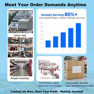 Thiết kế mới CHA mẹ-con tương tác máy dệt xi lanh trẻ em lớn 48 kim tay thuận tiện nhà máy dệt kim sợi nhựa - Product Image 6