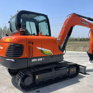 Экскаватор DOOSAN DX60 б/у, колесный, 6 тонн, оригинальные комплектующие, модель 2023 года, ковш 0.3 м³, видеообзор, техника для выдачи отчета - Product Image 1