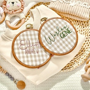 Mono de bebé bordado con letras y nombres, de moda, superventas transfronterizo TikTok <span class=keywords><strong>Shein</strong></span>, para recién nacidos, fabricado en China - Product Image 4