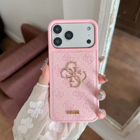 Coque de téléphone personnalisée Guess Luxury Fashion pour iPhone 17 Air 16 15 14 Plus 13 12 11 Pro Max, protection antichoc