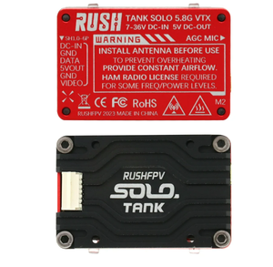 RUSHFPV <span class=keywords><strong>RUSH</strong></span> TANK SOLO VTX 5.8G Pitmode 1.6W Microphone réglable <span class=keywords><strong>2</strong></span>-6S - Product Image 1