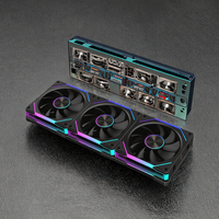 Ventilateurs de refroidissement RGB Lovingcool 120 mm PWM 4 broches SYNC 5 V 3 broches ARGB à roulement fluide 12 V pour boîtier d'ordinateur de jeu modulaire en blocs