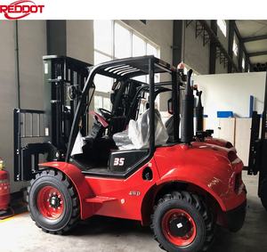 REDDOT 2.5ton 3.0ton 3.5ton terrain המלגזה 4WD מלגזה משאית עם מנוע דיזל יפני - Product Image 6