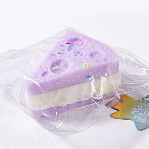 Jouet Squishy Gâteau au Fromage Coloré à Remontée Lente, Anti-Stress Doux, Cadeau Fidget pour Enfants, Idéal pour les Fêtes - Product Image 2