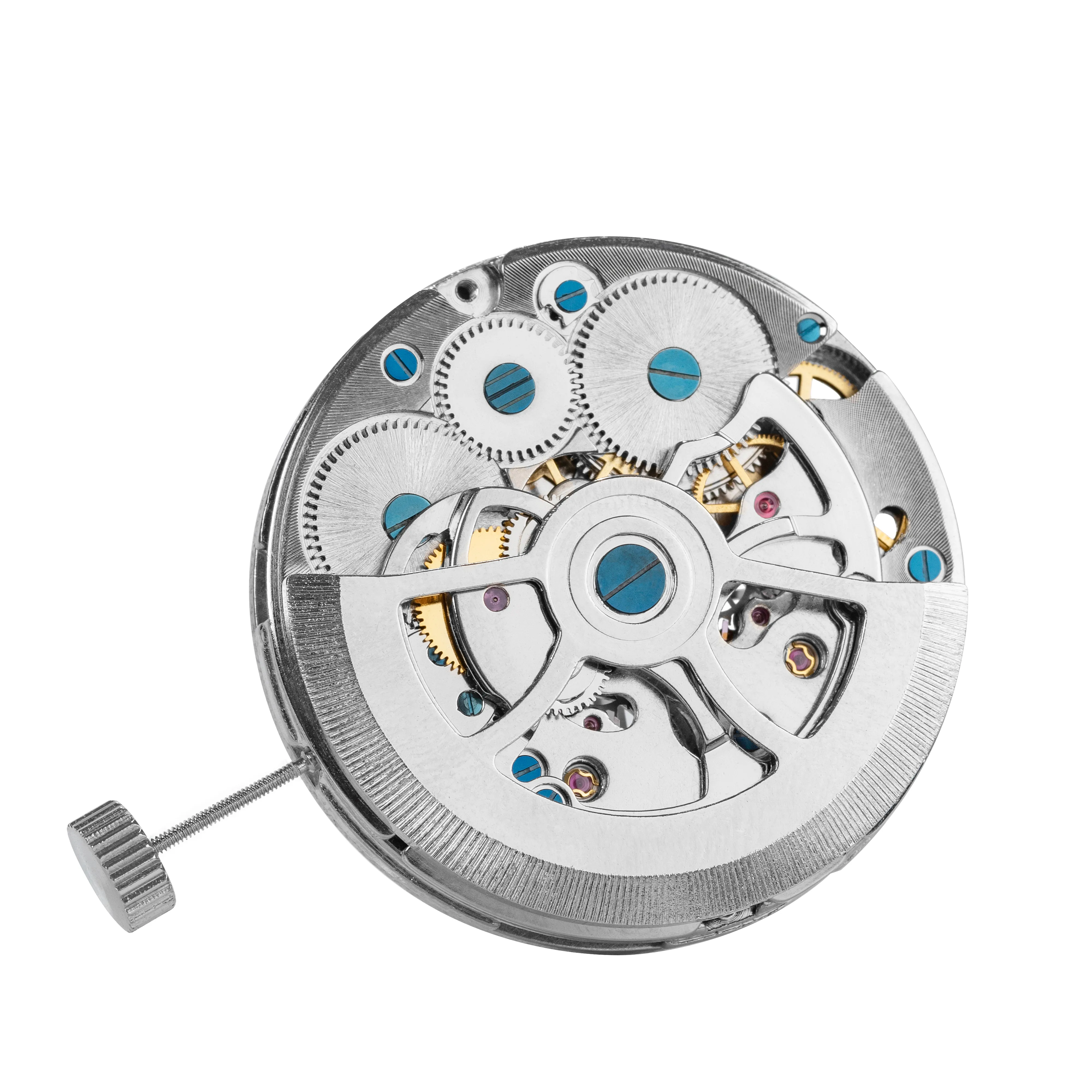 Piezas de reloj de movimiento Tourbillon de imitación doble Movimiento de reloj automático mecánico con logotipo OEM de alta calidad