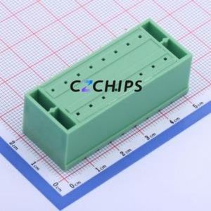 KF2EDGKRHM-5.0-2*8P Plug-in Terminal Block Bent Lead Through Hole,P=5mm Board-to-Board / Socket - Closed Screw Fixing 5mm Green - Product Image 2