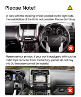 Lecteur radio automatique à écran partagé MEKEDE MS android 12 pour Toyota Prado 150 2009-2013 BT ADAS DVR SWC navigation GPS