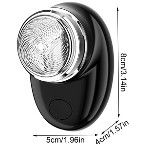 <b>Mini</b> Electric Shaver JLL066 Men's Portable <b>USB</b> Charging Washable Face Battery 1 Year Warranty for Hotel Household Travel Use - Product Image 2
