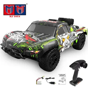 Mobil listrik Off-Road 4X4, mainan truk balap Rc kekuatan Off-Road Remo 1:18 4Wd kecepatan tinggi