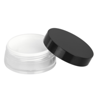 B621 Boîtier vide rond pour maquillage, emballage plastique, étui pour poudre libre avec tamis rotatif, couleur nude, prix
