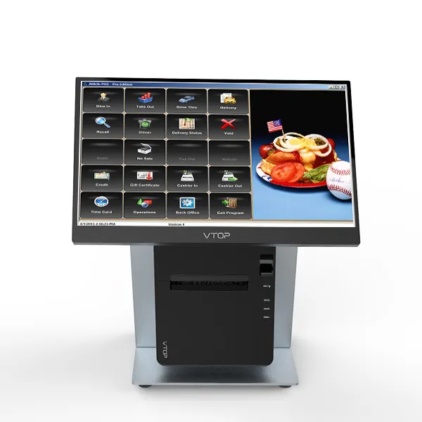 2022 Core Intel สก์ท็อประบบ Pos สำหรับการขาย Windows Cash Register