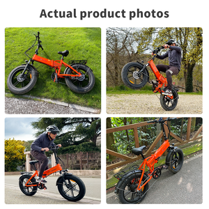 Bicicleta eléctrica plegable 20" 4.0 fat tire batería 48V 13Ah pedelec montaña para adultos - Product Image 2