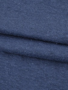 Tissu Jersey tricoté en coton biologique, durable, chanvre, pour T-shirts, prix de gros, KJ2017 - Product Image 6
