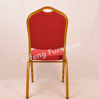 Prix de vente chaud durable épaissir chaises de banquet utilisées avec en tissu de Bourgogne Restaurant hôtel événement mariage chaise de banquet rouge