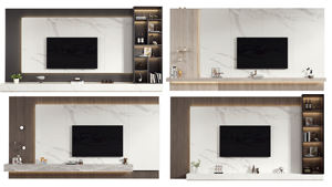 <span class=keywords><strong>Meuble</strong></span> <span class=keywords><strong>TV</strong></span> de salon en bois de haute qualité avec étagères ouvertes, console multimédia blanche, design moderne, modulaire <span class=keywords><strong>et</strong></span> écologique - Product Image 6