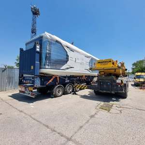 Capsule spatiale remorquable avec châssis et roues, caravane préfabriquée, mini-maison mobile, camping-car portable pour les voyages sur route - Product Image 6