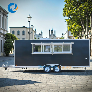 ร้านกาแฟเคลื่อนที่ รถขายฮอทดอก รถขายพิซซ่า รถขายอาหารเคลื่อนที่ อุปกรณ์รถขายอาหาร รถพ่วงขายอาหาร - Product Image 3