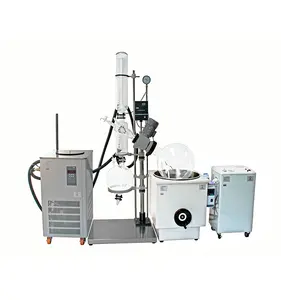 Laboratorio de escala de aceite esencial de vacío de vapor equipos de destilación