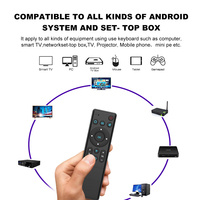 Daqu Nouveau Produit Design Simple Télécommande Bluetooth M5 15 Touches Prix Abordable pour Boîtier Android TV avec Fonction Souris Air BLE à Bas Prix
