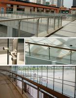 Balustrade en verre WANJIA, balcon, cadre en aluminium sans cadre, garde-corps en verre trempé pour escalier