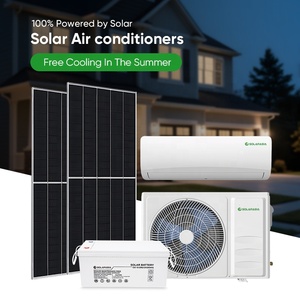 Climatiseur solaire DC, énergie solaire, 9000Btu, 12000Btu, 18000Btu, 20000Btu, 24000Btu, climatiseur solaire hors réseau avec panneaux - Product Image 5