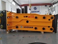 Ciseaux de démolition hydrauliques à tête ouverte pour brise-roche SB125, pour excavatrices de 28-35 tonnes, origine Shandong, garantie 1 an