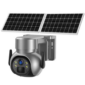2MP太阳能摄像机户外防水运动检测无线电池音频太阳能Wifi摄像机黑色太阳能摄像机4g sim卡 - Product Image 1