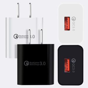 QC3.0 Wall Mount <strong>USB</strong> Travel Charger Fast Charger US EU <strong>UK</strong> <strong>Plug</strong> 18w <strong>USB</strong> Desktop Power Adapter for xiaomi huawei samsung Charger - Product Image 4