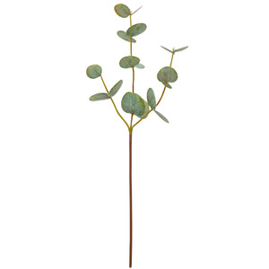 Plante d'eucalyptus artificielle en soie, fleur verte, violette, rouge, décoration de mariage et de maison, haute simulation, réutilisable, recyclable - Product Image 5