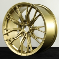 Rines Dorados Personalizados SRD de 15-20 Pulgadas 5x114.3/120/112 para BMW, Audi, Porsche GT, Dodge SRT, GR86, Nissan