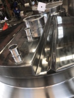 Huashang industriële stoomverwarmingsketel met mechanische roerder en mantel voor drankenverwerking
