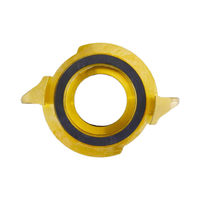 Adaptateur de vanne d'hydrant d'incendie en laiton BSP DN40, raccord de tuyau d'incendie durable, connecteur anti-mousse pour eau d'urgence extérieure
