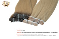 Extensions de cheveux réutilisables OEM/Usine OEM, 100% cheveux humains vierges Remy, double épaisseur, aspect naturel fin et invisible, vente en gros