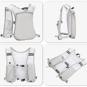 Chaleco de Hidratación Ligero y Transpirable para Senderismo, Correr y <span class=keywords><strong>Ciclismo</strong></span>, con Compartimento para Bolsa de Agua - Product Image 6