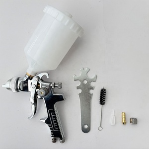Pistolet de pulvérisation pneumatique professionnel ROKO <span class=keywords><strong>en</strong></span> aluminium certifié CE pour réparation automobile, HVLP 600cc, buse 1,4 mm, bon marché, à gravité, OEM disponible - Product Image 5