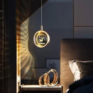 โคมไฟระย้าคริสตัลสุดหรูทันสมัยสำหรับห้องนอน โคมไฟติดผนังศิลปะสร้างสรรค์ส่วนบุคคล โคมไฟระย้าแบบใหม่ - Product Image 2