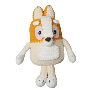 Colgante clásico de perro de dibujos animados tejido a mano para accesorio de bolso de ganchillo de hilo para muñecas - Product Image 5