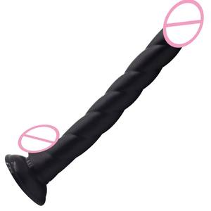 Long Spiral Simulation Penis für den Außenhandel, europäische und amerikanische Frauen Mastur bator, Adult Sex Toy - Product Image 1