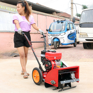 4.0KW xăng hai bánh lái xe mini điện ROTARY tiller tu + làm cỏ bánh xe cỏ weeder Weed Máy cắt - Product Image 5