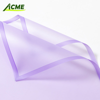 20 feuilles/sac de papier de fleuriste à bord magique mat de couleur unie, fournitures coréennes de luxe, papier d'emballage de fleurs imperméable pour fleurs