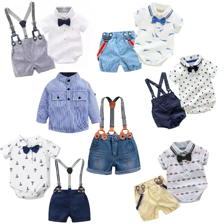 Set Pakaian Mewah Bayi Musim Panas 2021, Set Baju Bayi Anak Laki-laki Dua Tahun Desain Korea