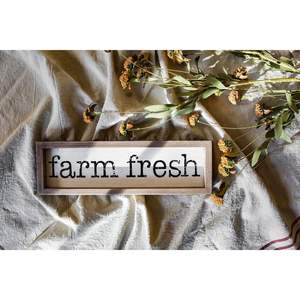 Parisloft FARM FARM Pine wood กรอบป้ายสำหรับตกแต่งบ้าน, ตกแต่งบ้านไร่แบบชนบท - Product Image 3