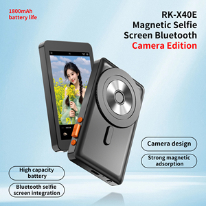 Nouvel écran magnétique RK-X40E pour vlog, moniteur d'écran magnétique, perche à selfie magnétique, batterie haute capacité 1800 mAh, écran pour vlog et selfie - Product Image 2