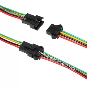 Professional Manufacturer Wire Harness Custom SM2.54mm Pitch Connector Male And Female Plug Socket Electronic Wire Assembly
